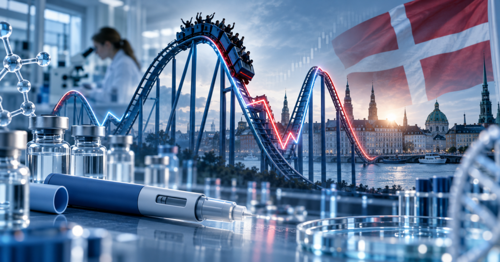 Novo Nordisk og biotekaktiernes berg-og-dalbane for danske investorer